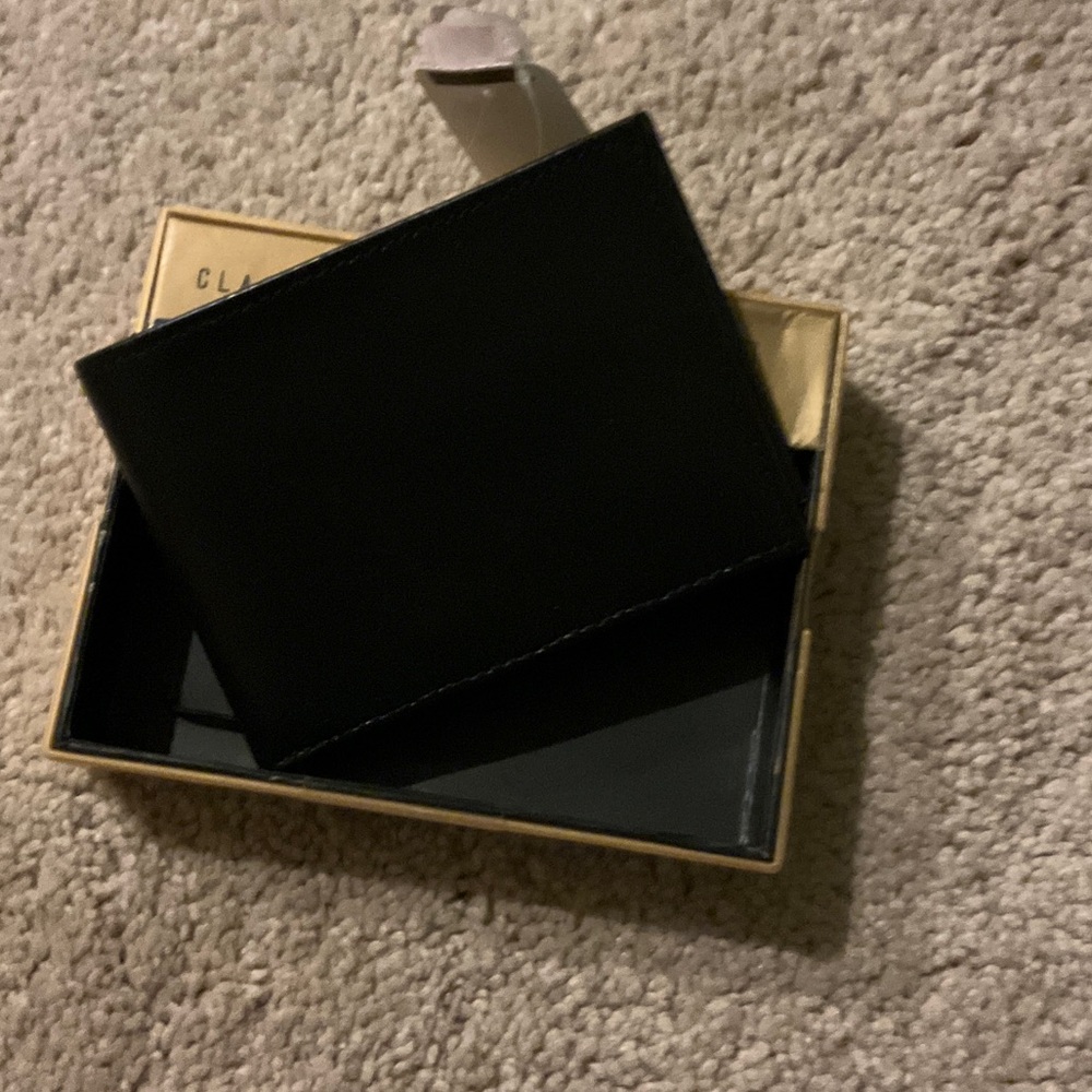 Classic Black Leather Wallet